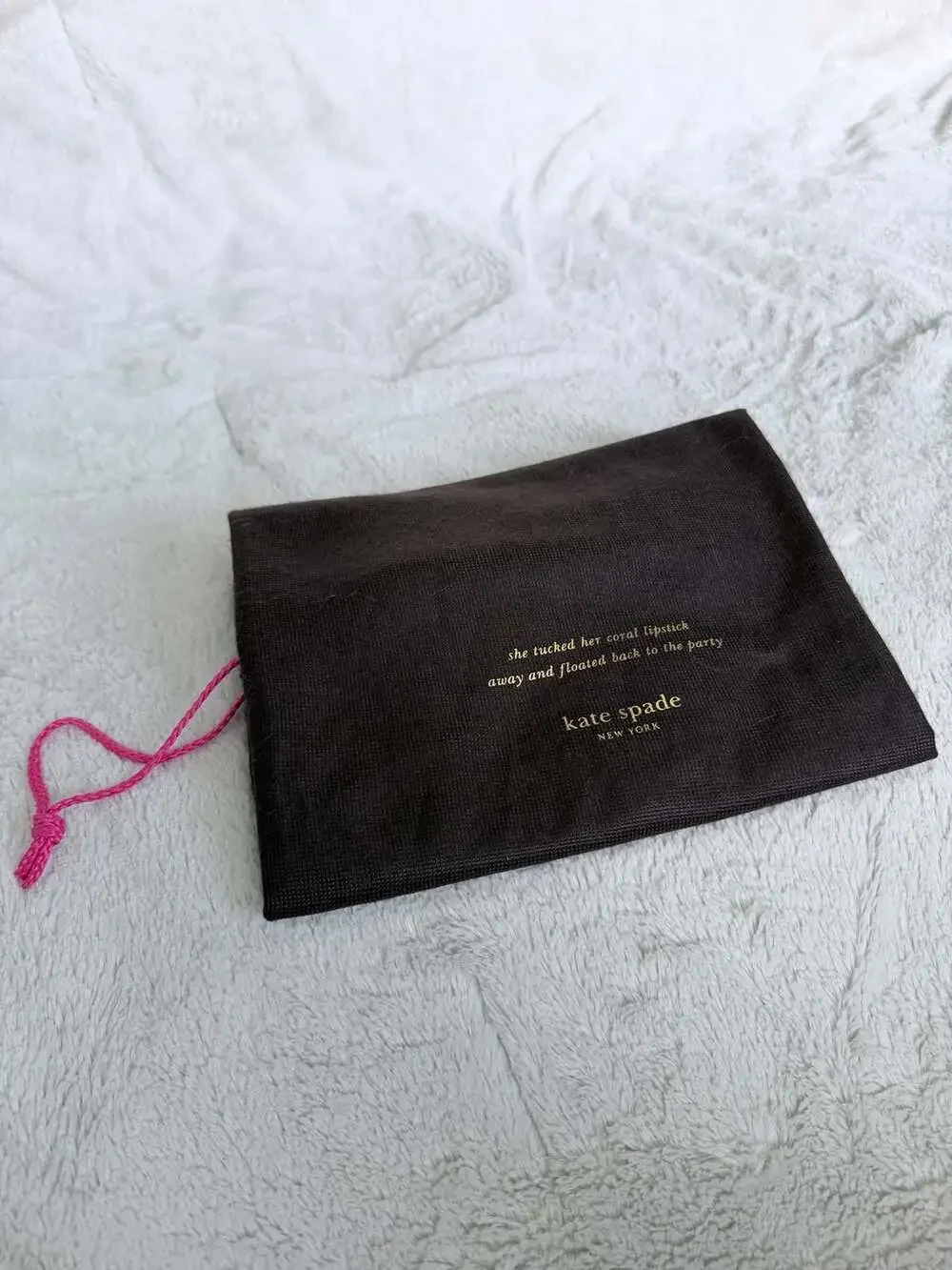 Kate Spade New York Fabric Dust Storage Bag with Drawstring